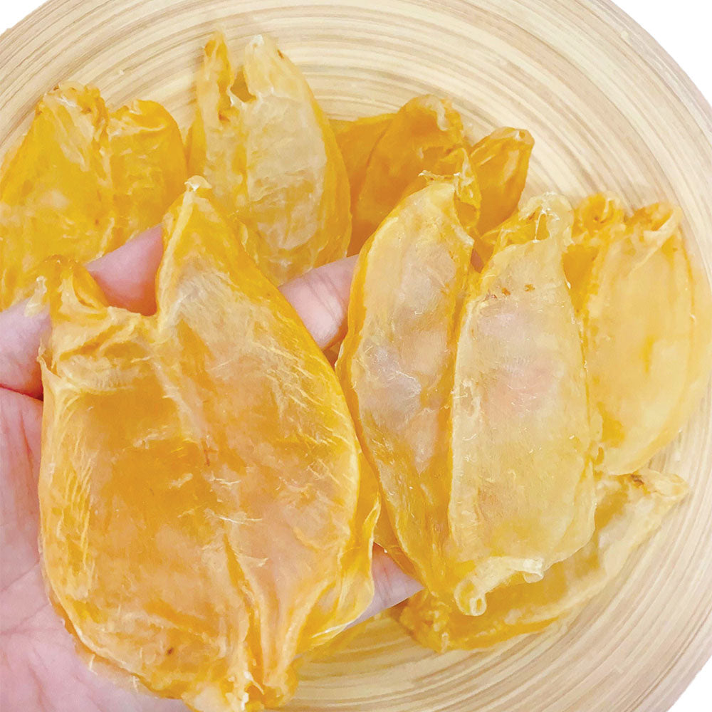 【快閃優惠⭐️買5包平均$279/包】非洲鴨巴花膠肚  (100克) (11-14片) - 尚禮參茸海味乾貨