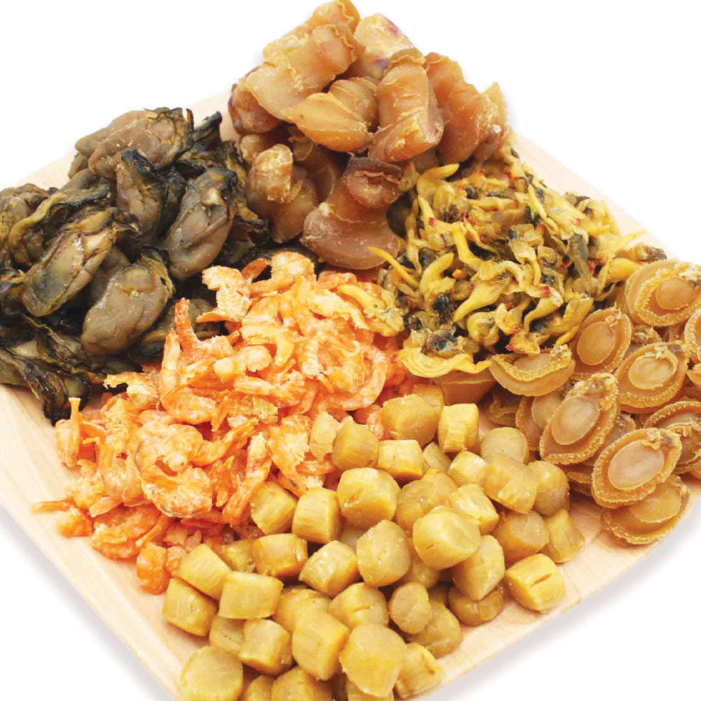 海味套餐一: 六款海味 (此貨品包郵) - 尚禮參茸海味乾貨